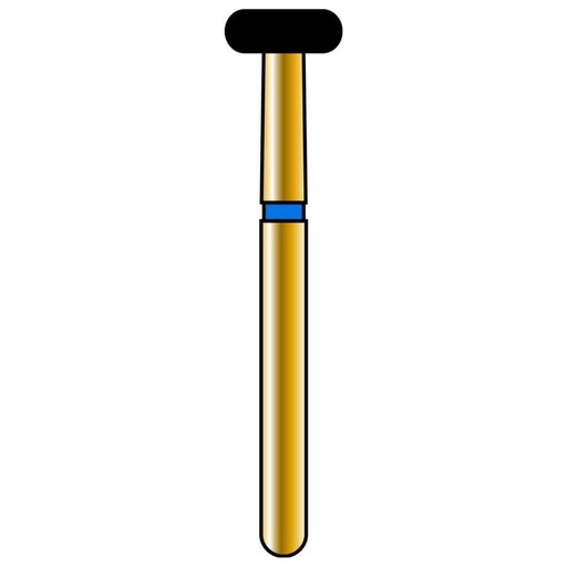 [G909-314-040-01.5-M] Wheel Gold Diamond Burs