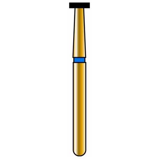 [G818-314-050-00.7-M] Wheel Gold Diamond Burs