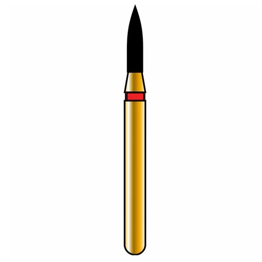 [G860-314-012-05.0-F] Flame Gold Diamond Burs