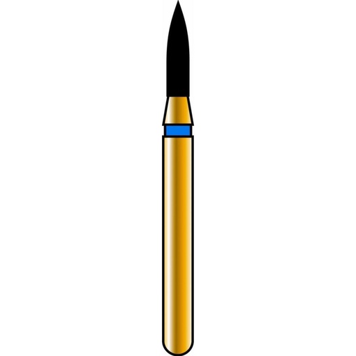 [G860-314-012-05.0-M] Flame Gold Diamond Burs