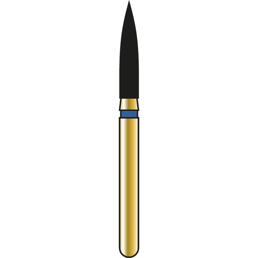 [G862-314-016-08.0-M] Flame Gold Diamond Burs