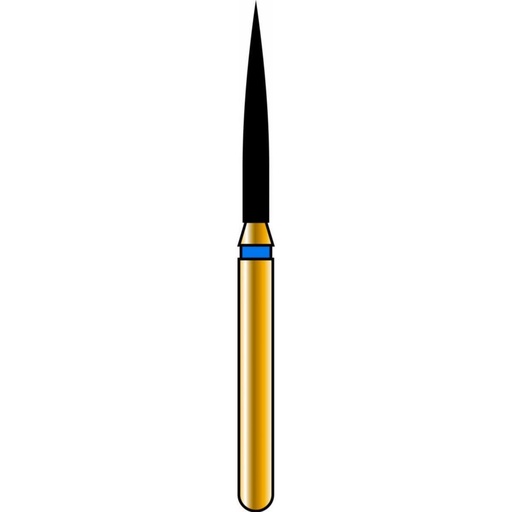 [G863-314-012-10.0-M] Flame Gold Diamond Burs