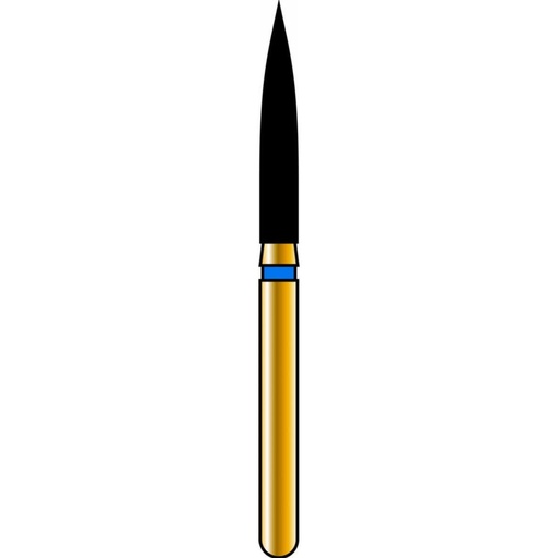 [G863-314-016-10.0-M] Flame Gold Diamond Burs