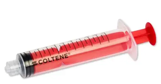 [60011173] CanalPro Color Syringes Red, 10ml, 50 pcs