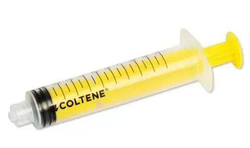 [60011175] CanalPro Color Syringes Yellow, 10ml, 50 pcs